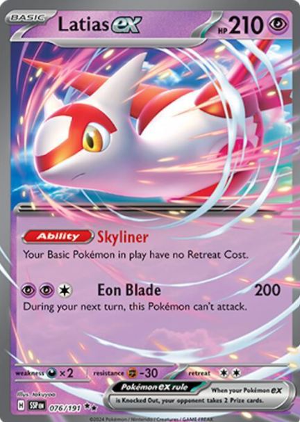 Latias ex - 076/191 - Surging Sparks