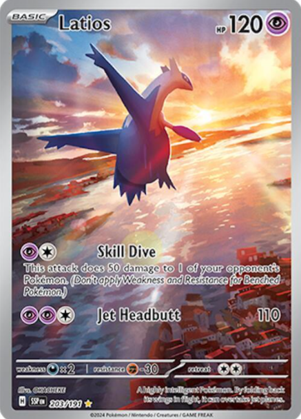 Latios Illustration Rare - 203/191 - Surging Sparks