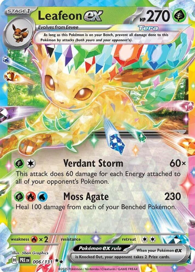 Leafeon ex - 006/131 - Prismatic Evolutions