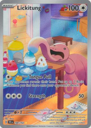 Lickitung Illustration Rare - 180/162 - Temporal Forces – The Colosseum