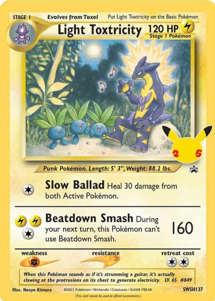 Light Toxtricity Promo - SWSH137 - Sword & Shield Promos