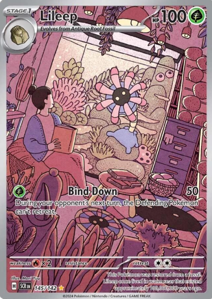 Lileep Illustration Rare - 145/142 - Stellar Crown