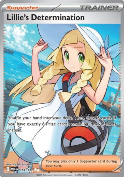 Lillie's Determination Full Art - 169/132 - Mega Evolution