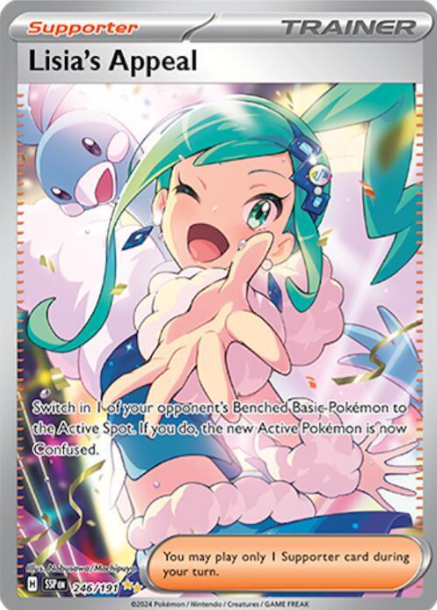 Lisia's Appeal Special Illustration Rare - 246/191 - Surging Sparks