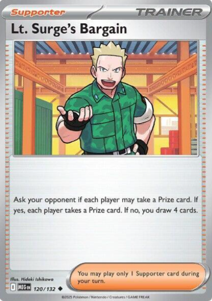 Lt. Surge's Bargain - 120/132 - Mega Evolution