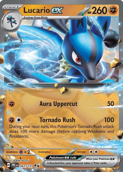 Lucario ex - 051//131 - Prismatic Evolutions