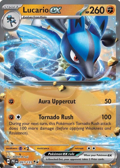 Lucario ex - 051/131 - Prismatic Evolutions