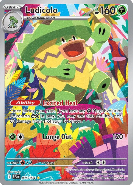 Ludicolo Illustration Rare - 95/94 - Phantasmal Flames
