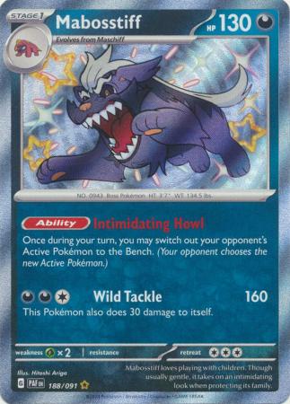 Mabosstiff Baby Shiny - 188/091 - Paldean Fates