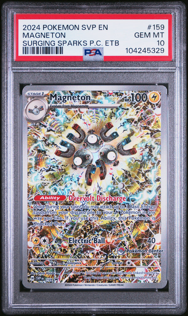 Magneton Illustration Rare Promo (Pokemon Center Exclusive) - PSA 10 - Scarlet & Violet Promo Cards