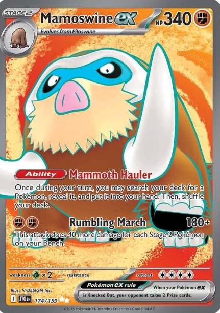 Mamoswine ex Full Art - 174/159 - Journey Together