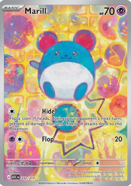 Marill Illustration Rare - 232/217 - Ascended Heroes