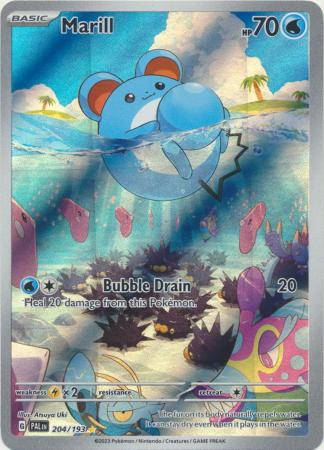 Marill Illustration Rare - 204/193 - Paldea Evolved