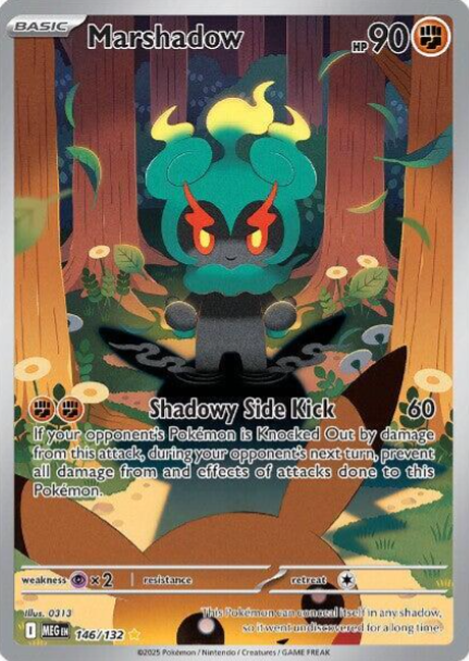 Marshadow Illustration Rare - 146/132 - Mega Evolution