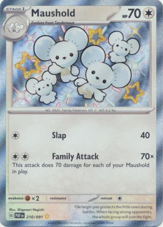 Maushold Baby Shiny - 210/091 - Paldean Fates