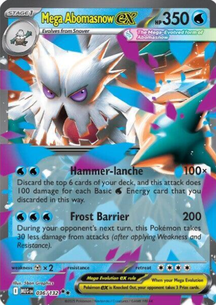 Mega Abomasnow ex - 36/132 - Mega Evolution