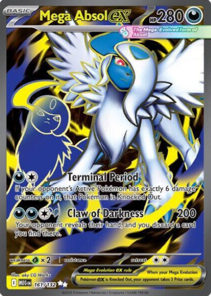 Mega Absol ex Full Art - 161/132 - Mega Evolution