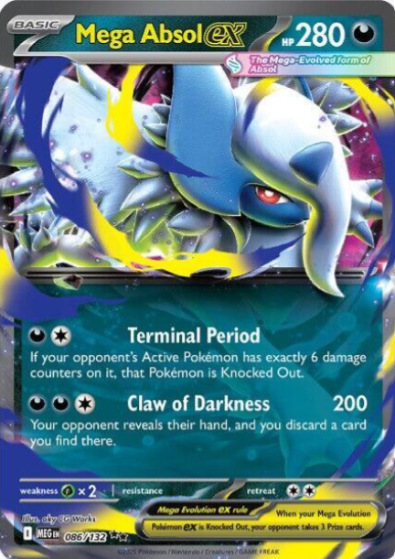 Mega Absol ex - 86/132 - Mega Evolution