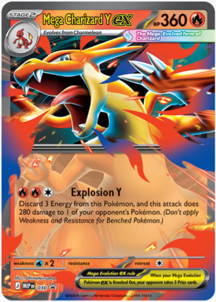 Mega Charizard Y ex - 030 - Mega Evolution Promo