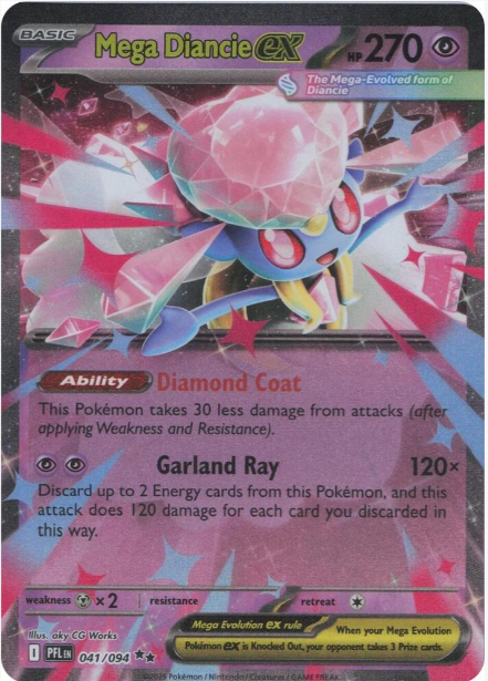 Mega Diancie ex - 041/094 - Phantasmal Flames