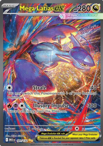 Mega Latias ex Special Illustration Rare - 181/132 - Mega Evolution