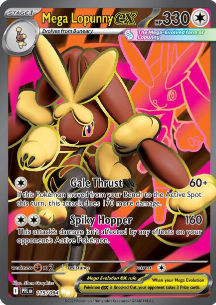 Mega Lopunny ex Full Art - 115/94 - Phantasmal Flames