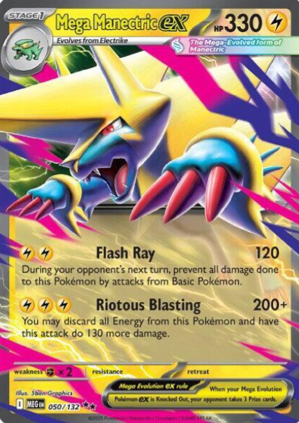 Mega Manectric ex - 50/132 - Mega Evolution