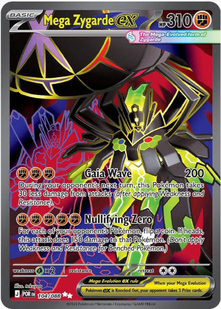 Mega Zygarde ex - 104/088 - Perfect Order