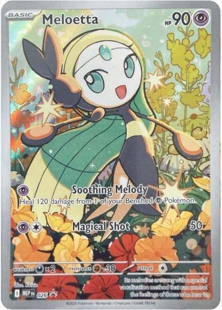 Meloetta Illustration Rare Promo - 026 - Mega Evolution Promos