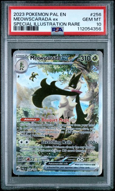 Meowscarada ex Special Illustration Rare - PSA 10 - Paldea Evolved