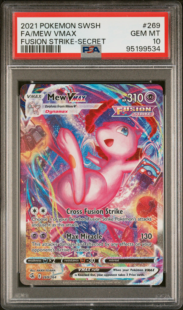 Mew VMAX Alternate Art - PSA 10 - Fusion Strike