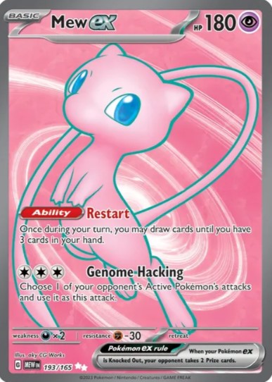 Mew ex Full Art - 193/165 - Scarlet & Violet 151