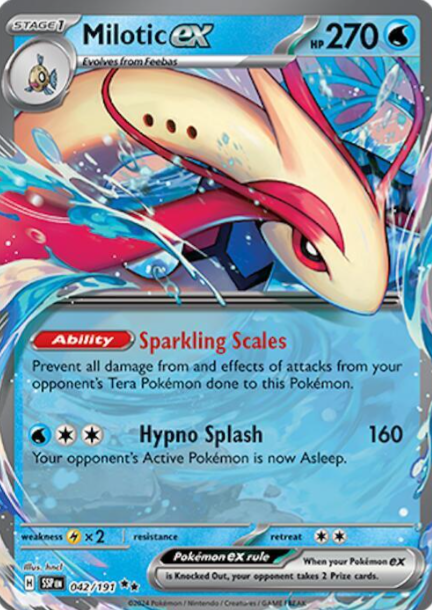 Milotic ex - 42/191 - Surging Sparks