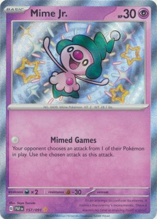 Mime Jr. Baby Shiny - 157/091 - Paldean Fates