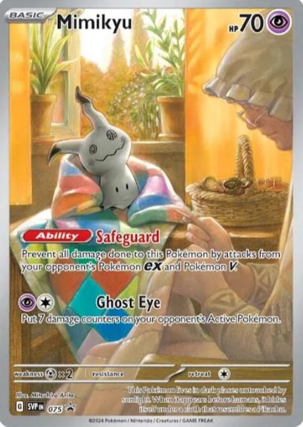 Mimikyu Illustration Rare Promo - SVP075 - Scarlet & Violet Promos