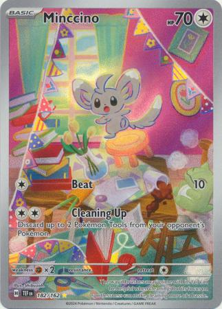 Minccino Illustration Rare - 182/162 - Temporal Forces