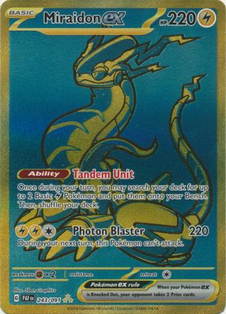 Miraidon ex Hyper Rare - 243/091 - Paldean Fates