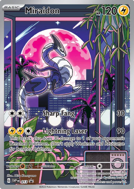 Miraidon Illustration Rare Promo - SVP013 - Scarlet & Violet Promos