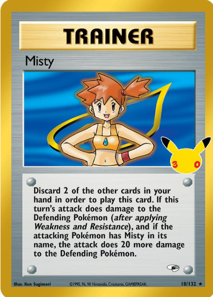 Misty Classic Collection - 18/132 - Pokemon 30th Celebration