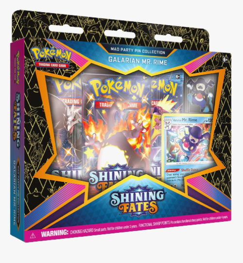 Shining Fates Mad Party Pin Collection (Galarian Mr. Rime)