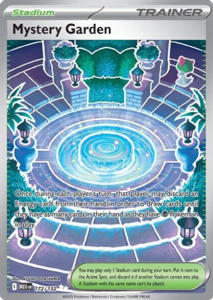 Mystery Garden Full Art - 172/132 - Mega Evolution