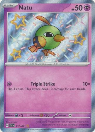 Natu Baby Shiny - 151/091 - Paldean Fates