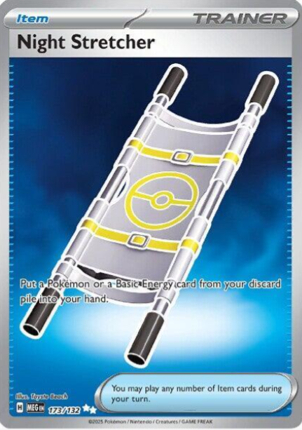 Night Stretcher Full Art - 173/132 - Mega Evolution