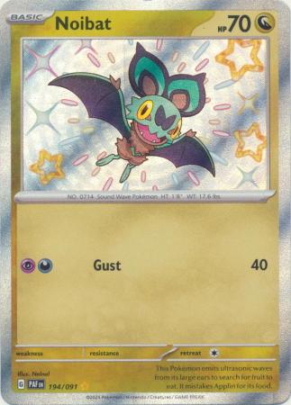 Noibat Baby Shiny - 194/091 - Paldean Fates