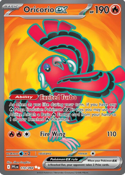Oricorio ex Full Art - 110/094 - Phantasmal Flames