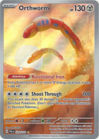 Orthworm Illustration Rare - 223/193 - Paldea Evolved