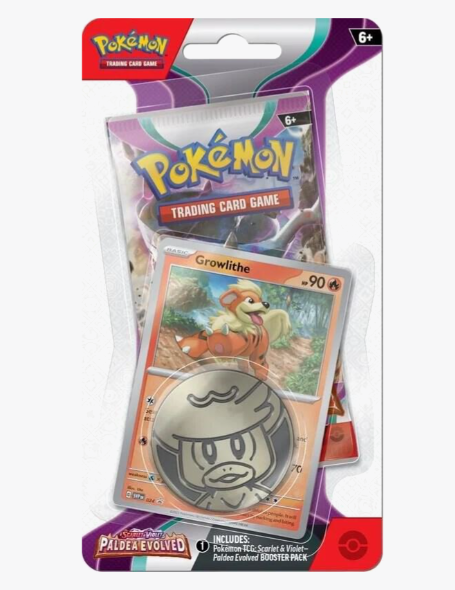 Paldea Evolved Checklane Blister (Growlithe)