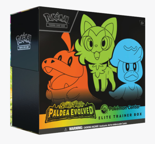 Paldea Evolved Pokemon Center Elite Trainer Box