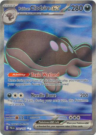 Paldean Clodsire ex Full Art - 244/193 - Paldea Evolved