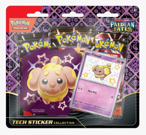 Paldean Fates Tech Sticker Collection (Fidough)